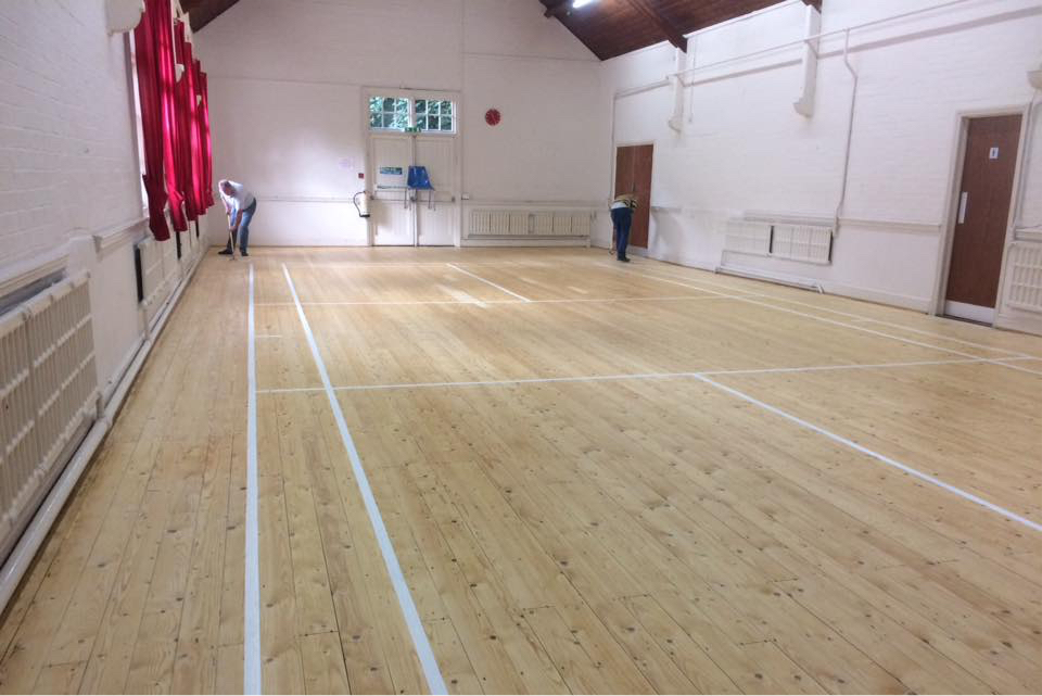 New floor in Ripper Hall